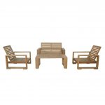 Anderson Teak Capistrano 5-Piece Deep Seating Loveseat Collection - Luxurious Dwelling - Your Luxury Home Product Experts