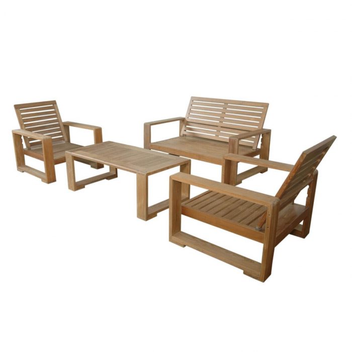 Anderson Teak Capistrano 5-Piece Deep Seating Loveseat Collection - Image 6