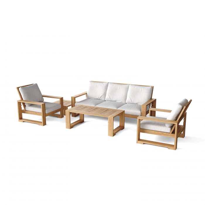Anderson Teak Capistrano 5-Piece Deep Seating Sofa Collection - Image 2