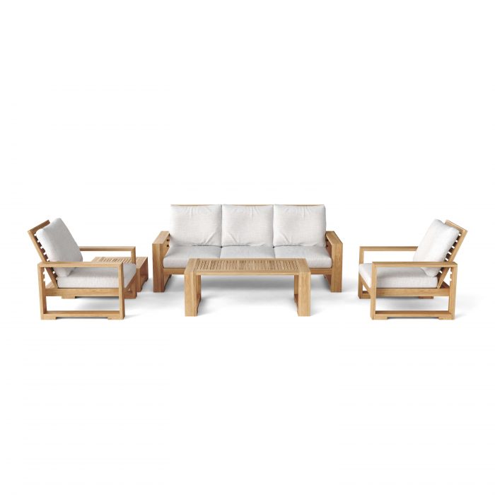 Anderson Teak Capistrano 5-Piece Deep Seating Sofa Collection - Image 3