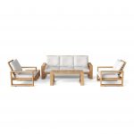 Anderson Teak Capistrano 5-Piece Deep Seating Sofa Collection - Image 3