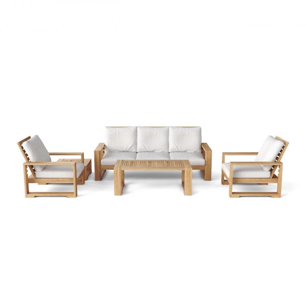 Anderson Teak Capistrano 5-Piece Deep Seating Sofa Collection - Image 3