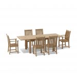 Anderson Teak Bahama Chicago 7-Pieces Dining Set Chair B - Image 2