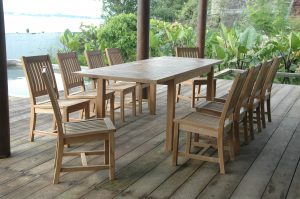 Anderson Teak Bahama Rialto 11-Pieces Rectangular Dining Set - Luxurious Dwelling - Your Luxury Home Product Experts