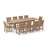 Anderson Teak Bahama Rialto 11-Pieces Rectangular Dining Set - Image 3