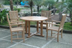 Anderson Teak Tosca Wilshere 5-Pieces Dining Set - Luxurious Dwelling - Your Luxury Home Product Experts