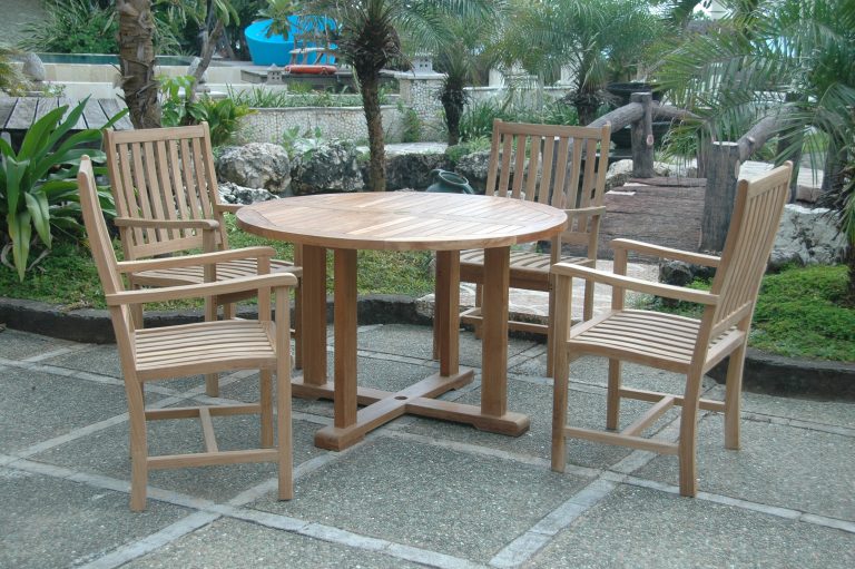 Anderson Teak Tosca Wilshere 5-Pieces Dining Set - Image 3