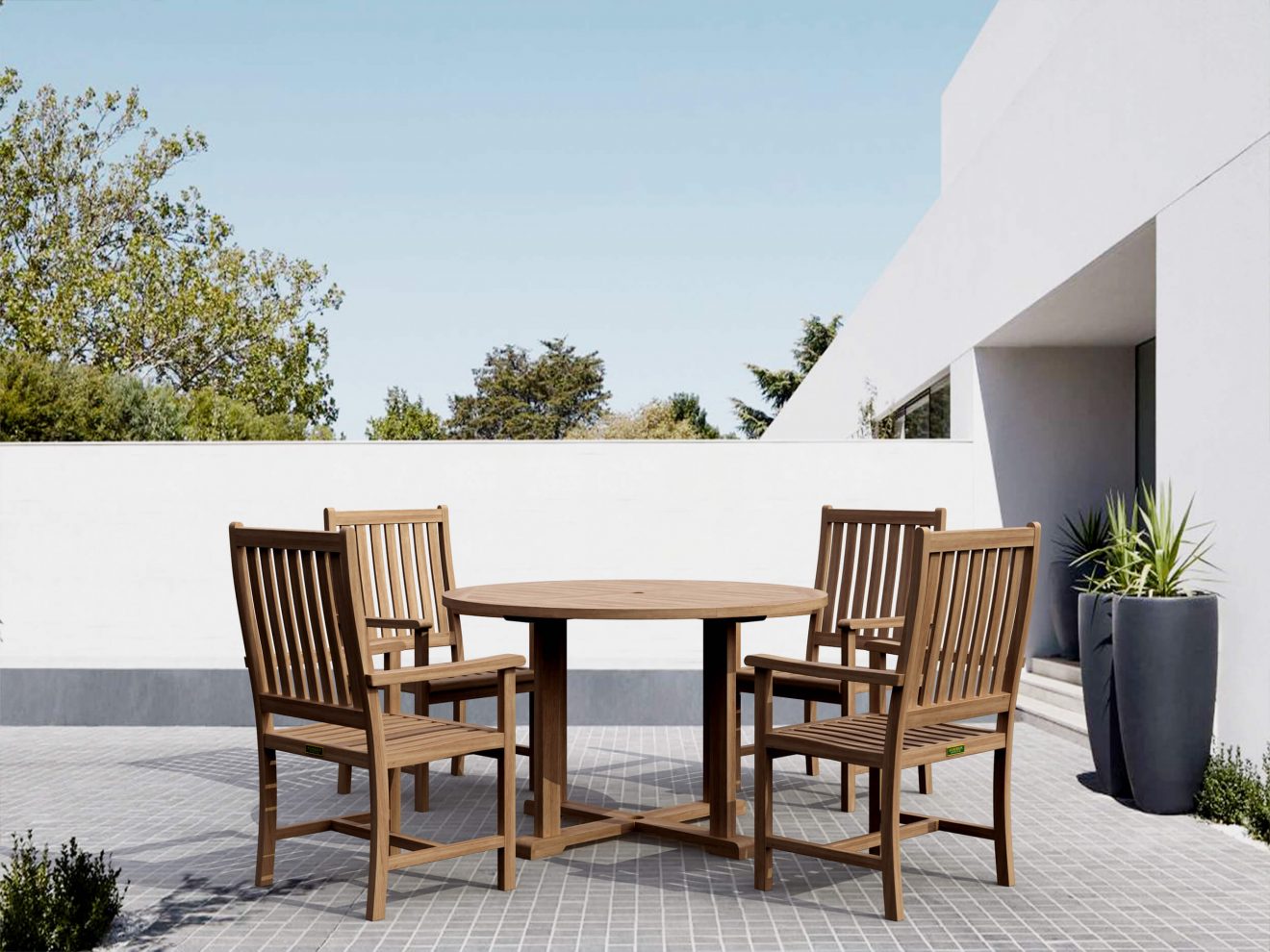 Anderson Teak Tosca Wilshere 5-Pieces Dining Set - Luxurious Dwelling - Your Luxury Home Product Experts