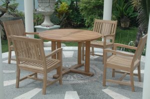 Anderson Teak Tosca Rialto Armchair 5-Pieces Dining Set - Luxurious Dwelling - Your Luxury Home Product Experts