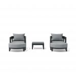 Anderson Teak SET-172 5-pc Coronado Aluminum Deep Seating Set - Image 2