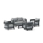 Anderson Teak SET-173 5-pc Coronado Aluminum Deep Seating Set - Luxurious Dwelling - Your Luxury Home Product Experts