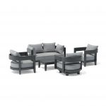 Anderson Teak SET-173 5-pc Coronado Aluminum Deep Seating Set - Image 2