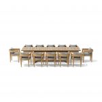 Anderson Teak SET-175 13-pc Coronado Extension Dining Table Set - Image 3