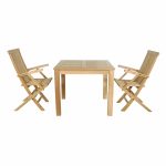 Anderson Teak Bahama Classic 3-Pieces Bistro Table - Luxurious Dwelling - Your Luxury Home Product Experts