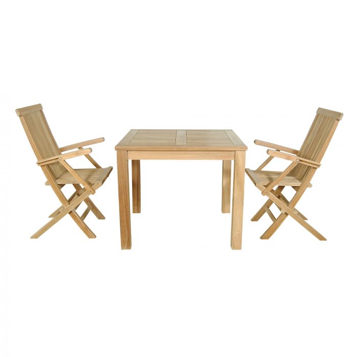 Anderson Teak Bahama Classic 3-Pieces Bistro Table - Image 3