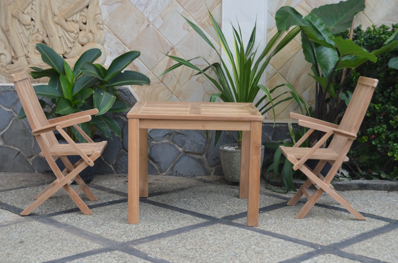 Anderson Teak Bahama Classic 3-Pieces Bistro Table - Luxurious Dwelling - Your Luxury Home Product Experts