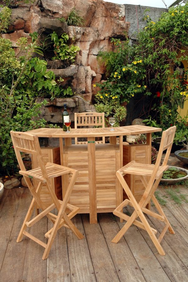 Anderson Teak Altavista 5-Pieces Bar Set - Image 1