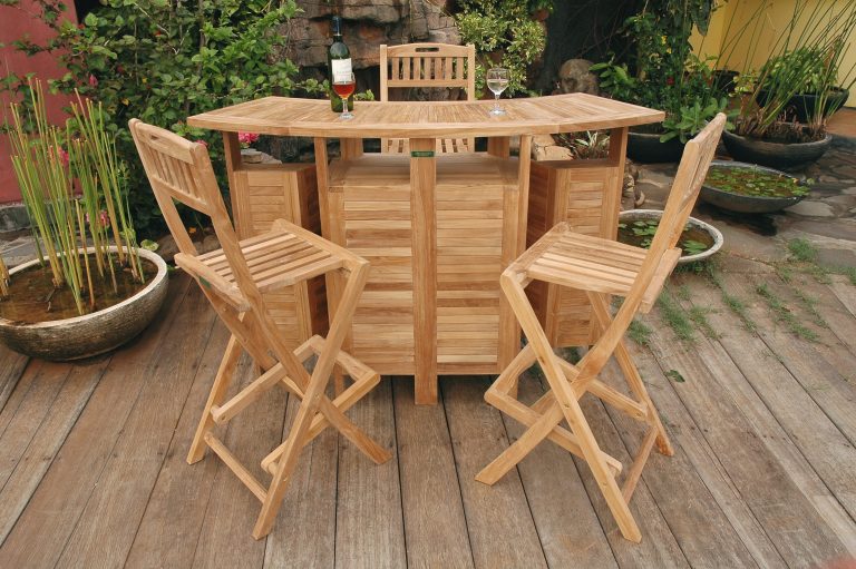 Anderson Teak Altavista 5-Pieces Bar Set - Image 2