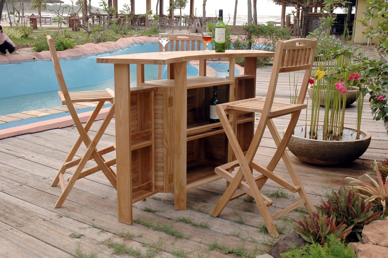 Anderson Teak Altavista 5-Pieces Bar Set - Luxurious Dwelling - Your Luxury Home Product Experts