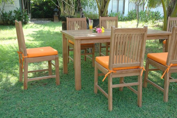 Anderson Teak Montage Saratoga 7-Pieces Dining Set - Image 6