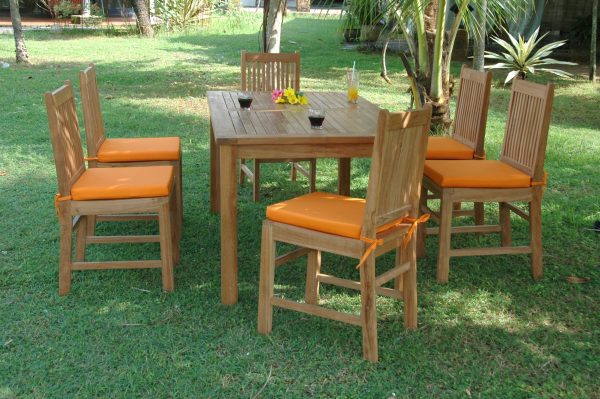 Anderson Teak Montage Saratoga 7-Pieces Dining Set - Image 1