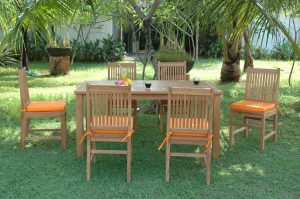 Anderson Teak Montage Saratoga 7-Pieces Dining Set - Luxurious Dwelling - Your Luxury Home Product Experts