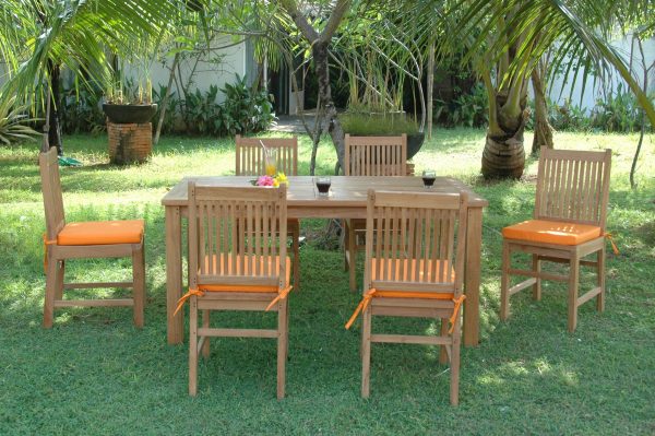 Anderson Teak Montage Saratoga 7-Pieces Dining Set - Image 2