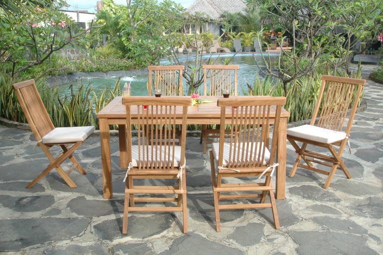 Anderson Teak Montage Bristol 7-Pieces Dining Set - Image 2