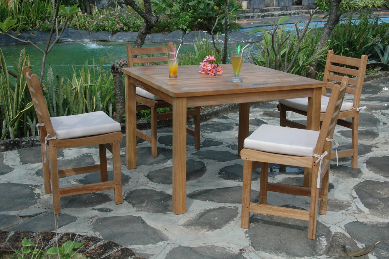 Anderson Teak Montage Windham 5- Pices Dining Set A - Luxurious Dwelling - Your Luxury Home Product Experts