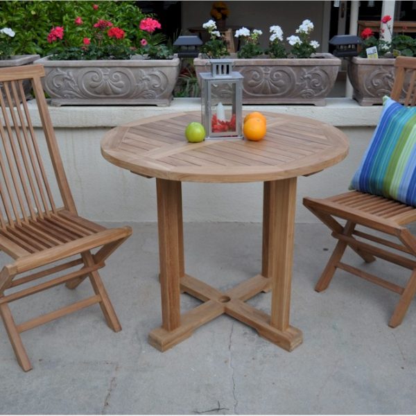 Anderson Teak Descanso Bristol 3-Pieces Dining Set - Luxurious Dwelling - Your Luxury Home Product Experts