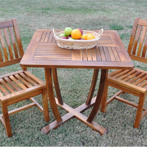 Anderson Teak Montage Bristol 3-Pieces Dining Set - Luxurious Dwelling - Your Luxury Home Product Experts