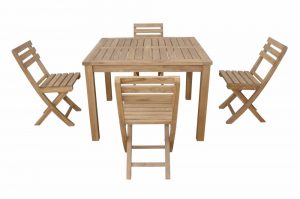 Anderson Teak Montage Alabama 5- Pices Dining Set - Luxurious Dwelling - Your Luxury Home Product Experts