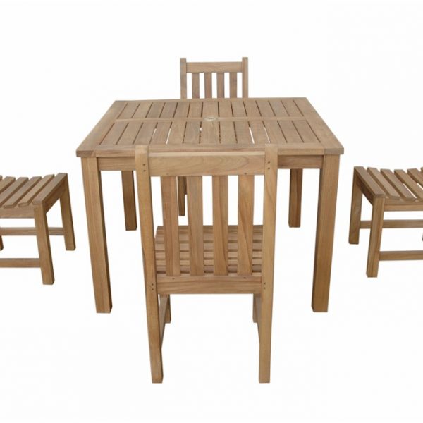 Anderson Teak Montage Braxton 5- Pices Dining Set B - Luxurious Dwelling - Your Luxury Home Product Experts