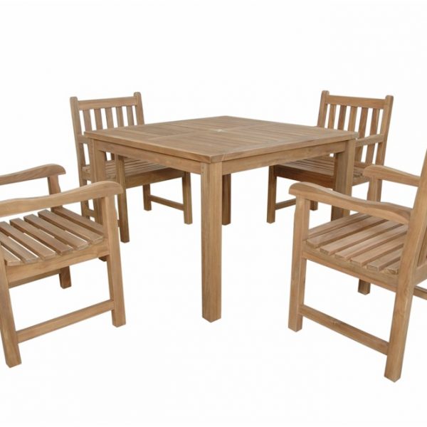 Anderson Teak Montage Braxton 5- Pices Dining Set A - Luxurious Dwelling - Your Luxury Home Product Experts