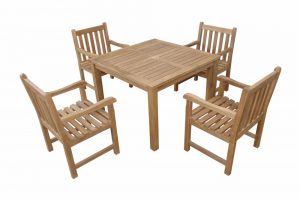 Anderson Teak Montage Braxton 5- Pices Dining Set B - Luxurious Dwelling - Your Luxury Home Product Experts