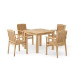 Anderson Teak SET-21 5-pc Bistro Table Set - Luxurious Dwelling - Your Luxury Home Product Experts