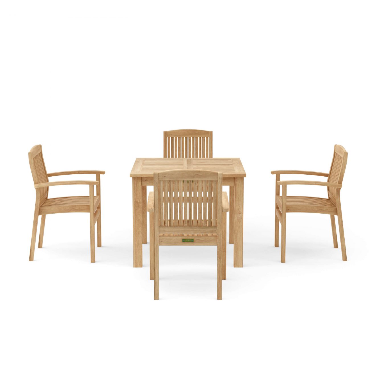 Anderson Teak SET-21 5-pc Bistro Table Set - Luxurious Dwelling - Your Luxury Home Product Experts