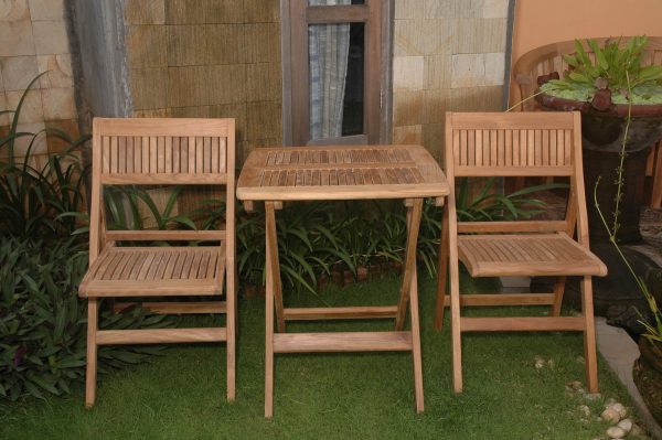Anderson Teak Windsor 3-pieces Square Bistro Set - Image 1