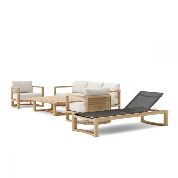 Anderson Teak SET-222 5-pc Junus Deep Seating Set - Image 2
