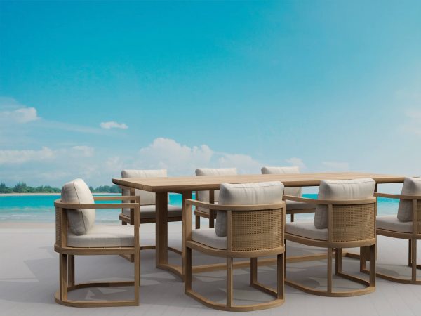 Anderson Teak SET-223 7-pc Junus Dining Table Set - Image 2