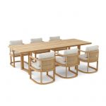 Anderson Teak SET-223 7-pc Junus Dining Table Set - Luxurious Dwelling - Your Luxury Home Product Experts