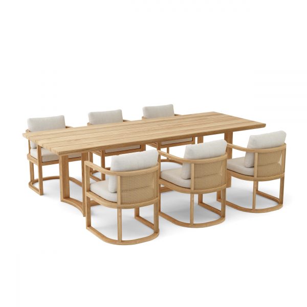 Anderson Teak SET-223 7-pc Junus Dining Table Set - Image 4