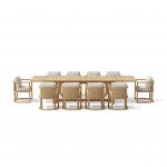 Anderson Teak SET-224 11-pc Junus Extension Dining Table Set - Image 3