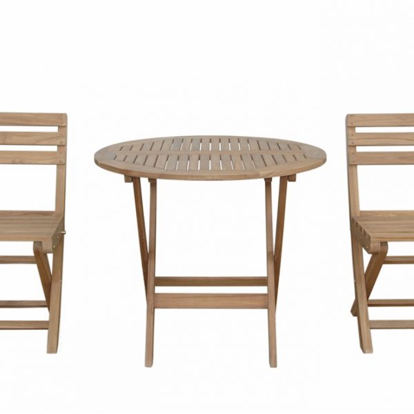 Anderson Teak Windsor 3-pieces Square Bistro Set - Luxurious Dwelling - Your Luxury Home Product Experts