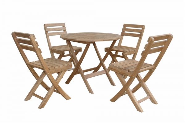 Anderson Teak Chester Alabama 5-Pieces Bistro Set - Image 1