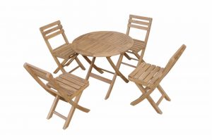 Anderson Teak Chester Alabama 5-Pieces Bistro Set - Luxurious Dwelling - Your Luxury Home Product Experts