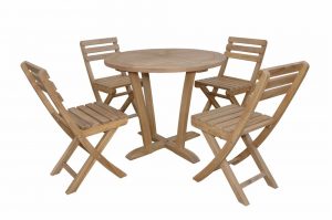 Anderson Teak Descanso Alabama 5-Pieces Bistro Set - Luxurious Dwelling - Your Luxury Home Product Experts