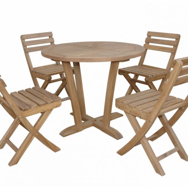 Anderson Teak Montage Alabama 5-Pieces Bistro Set - Luxurious Dwelling - Your Luxury Home Product Experts