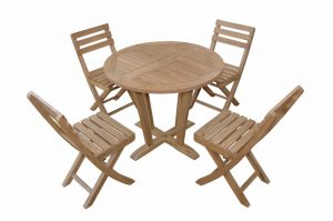 Anderson Teak Descanso Alabama 5-Pieces Bistro Set - Luxurious Dwelling - Your Luxury Home Product Experts