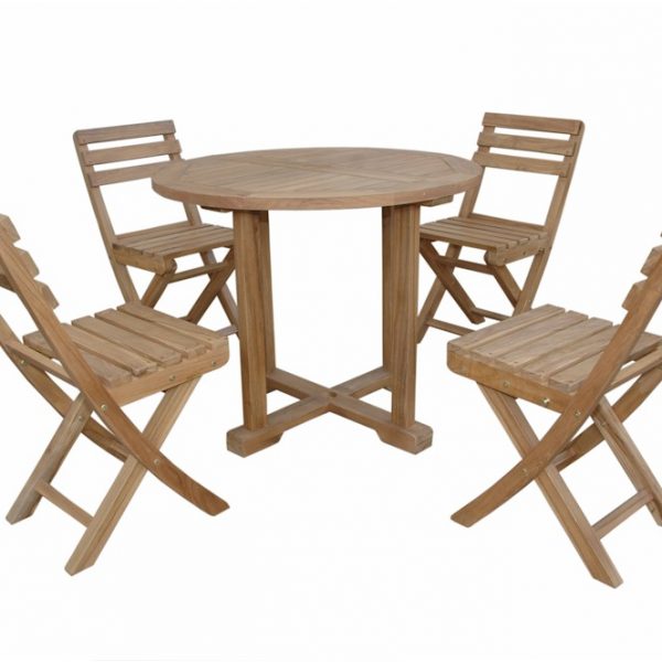 Anderson Teak Descanso Alabama 5-Pieces Bistro Set - Luxurious Dwelling - Your Luxury Home Product Experts